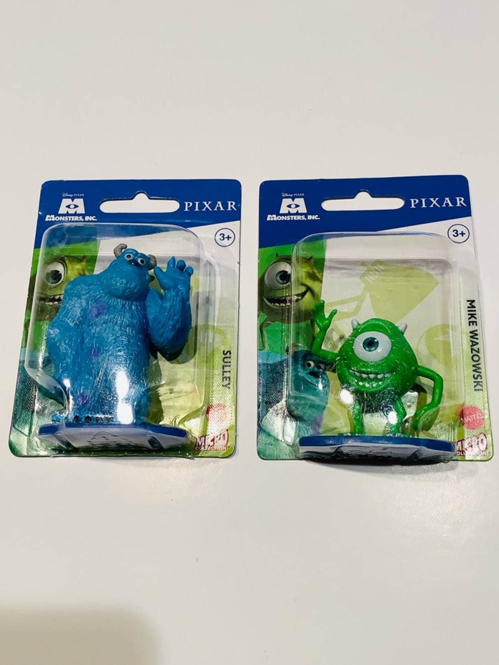 💚 3 For $30 Mattel Pixar Monsters, Inc. Sulley & Mike Wazowski Micro Figures
